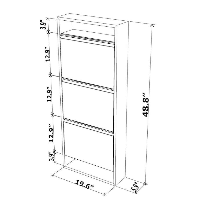 Meuble à chaussures en bois