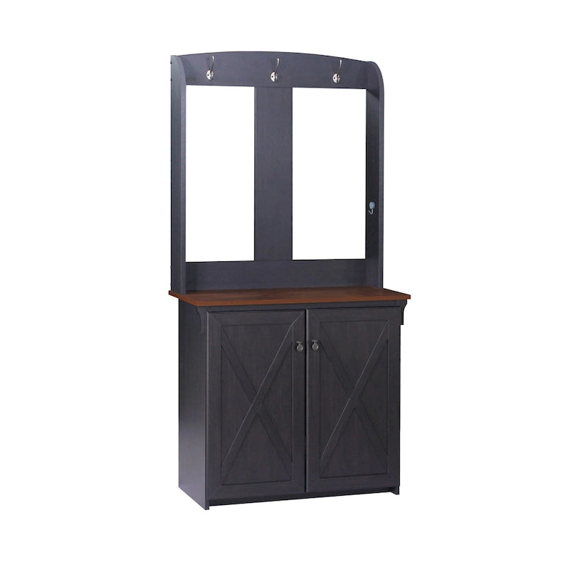 Meuble d'entrée avec banc et rangement à chaussures