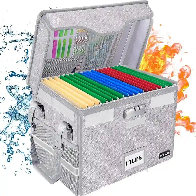 Boîte de rangement de documents ignifuge