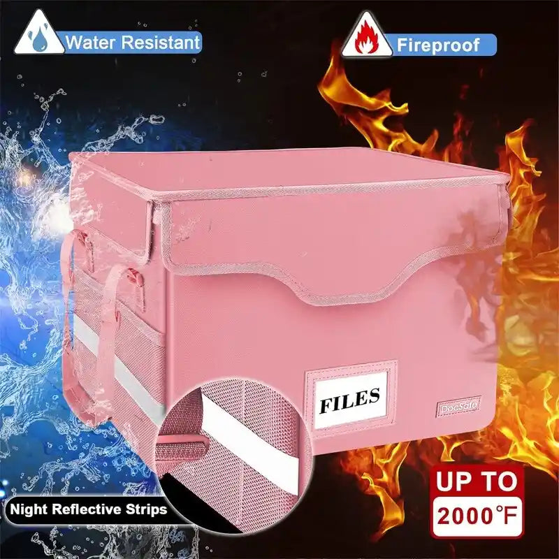 Boîte de rangement de documents ignifuge