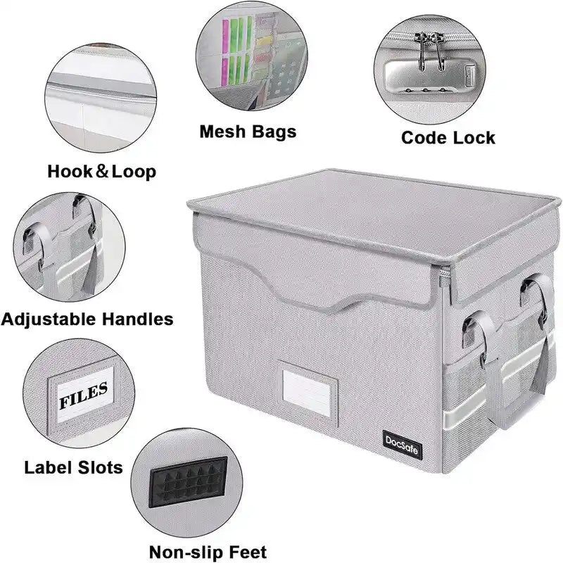 Boîte de rangement de documents ignifuge