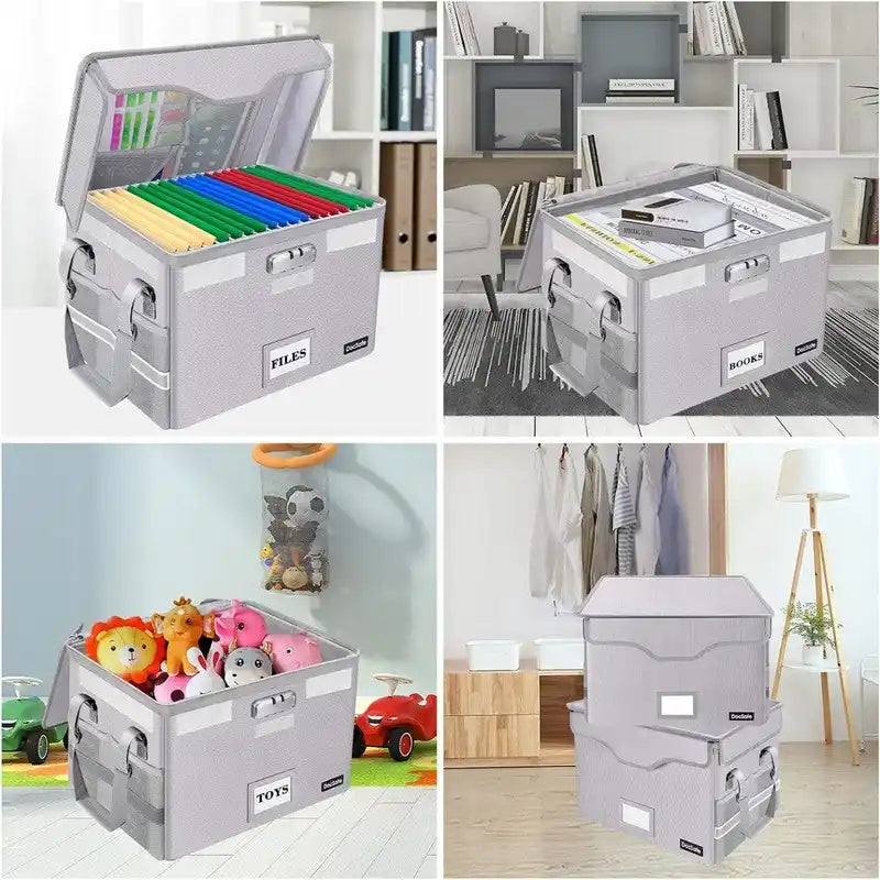 Boîte de rangement de documents ignifuge