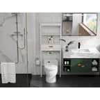 Meuble de rangement WC avec tiroir et 2 étagères ouvertes
