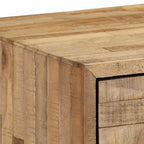 Buffet en teck recyclé avec tiroirs et compartiment de rangement