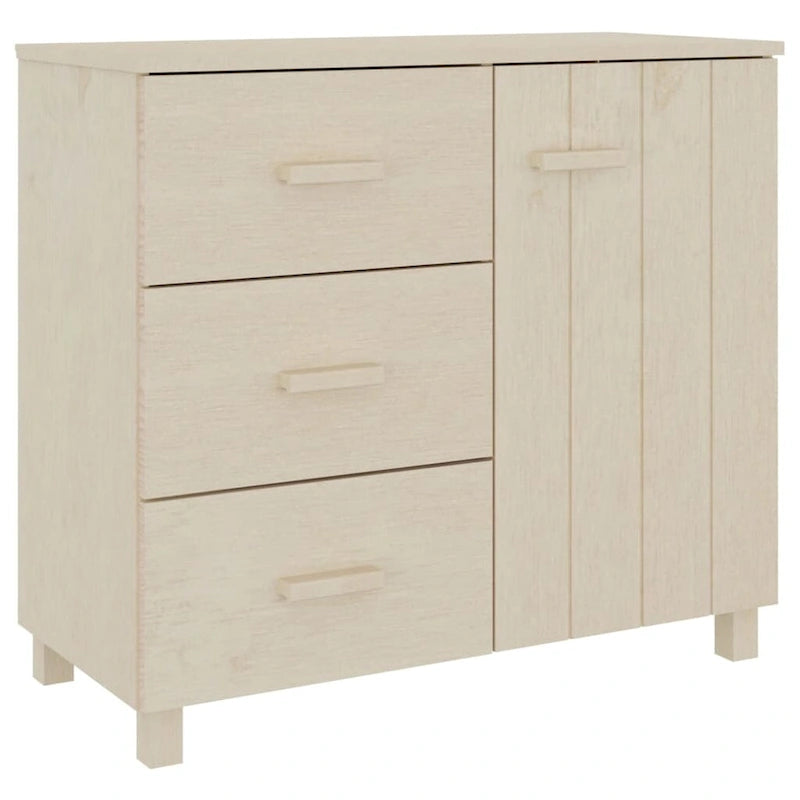 Buffet bahut avec rangement – Pin massif, 35,4"x15,7"x31,5"