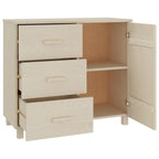 Buffet bahut avec rangement – Pin massif, 35,4"x15,7"x31,5"