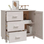 Buffet bahut avec rangement – Pin massif, 35,4"x15,7"x31,5"