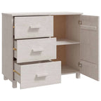 Buffet bahut avec rangement – Pin massif, 35,4"x15,7"x31,5"