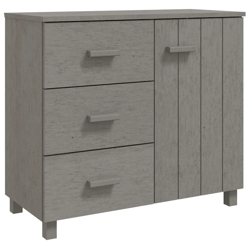 Buffet bahut avec rangement – Pin massif, 35,4"x15,7"x31,5"