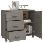 Buffet bahut avec rangement – Pin massif, 35,4"x15,7"x31,5"