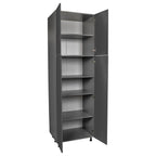 Armoire utilitaire 24 x 90 – quatre portes (24 x 90 x 23 3/8 po)
