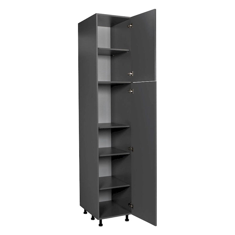 Armoire utilitaire à double porte 18 x 96 — 18 x 96 x 23 3/8 po.