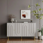 Buffet 4 portes avec étagères réglables
