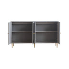 Buffet 4 portes avec étagères réglables