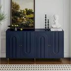 Buffet 4 portes avec étagères réglables