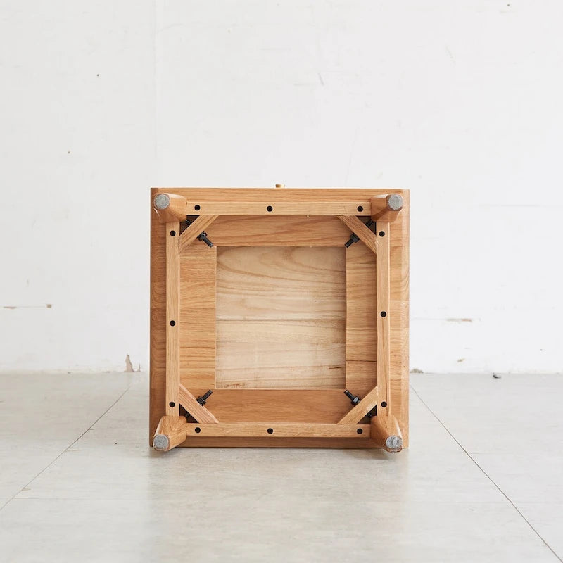 Meuble de rangement avec porte vitrée, 2 étagères et 1 tiroir