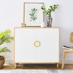 Buffet de rangement avec étagères réglables