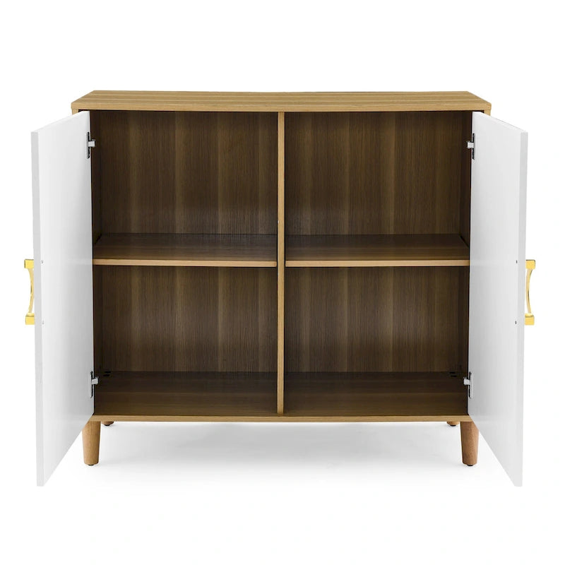 Buffet de rangement avec étagères réglables