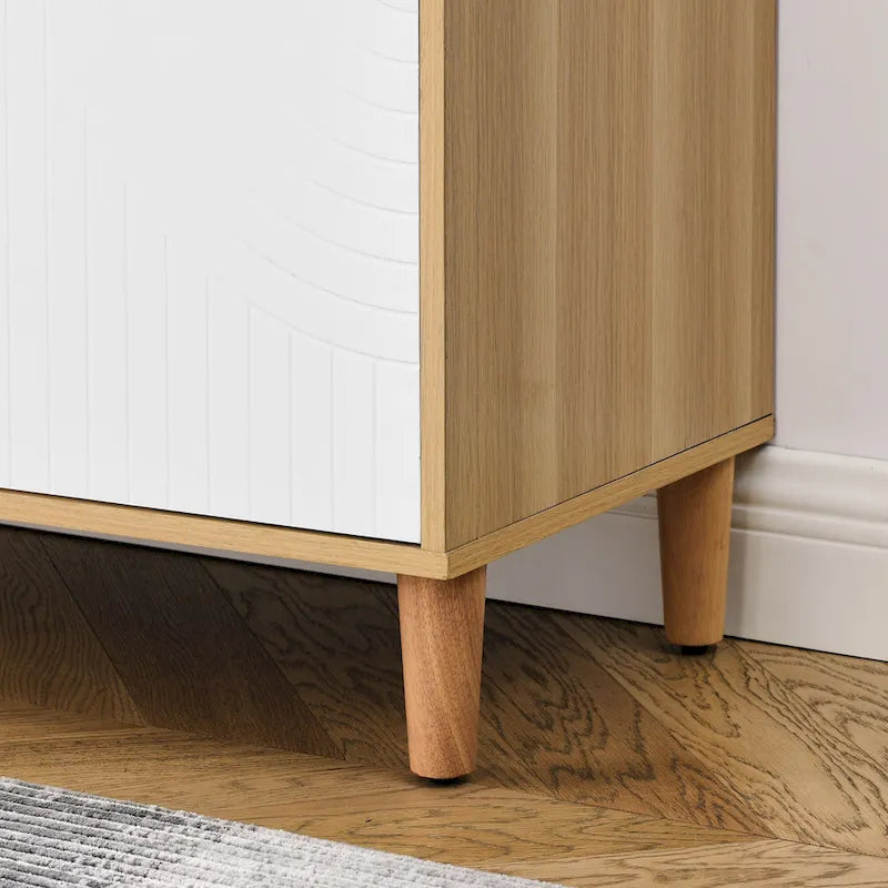 Buffet de rangement avec étagères réglables