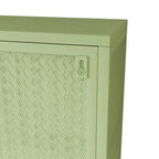 Armoire de rangement murale à deux portes avec portes vitrées