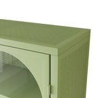 Armoire de rangement murale à deux portes avec portes vitrées