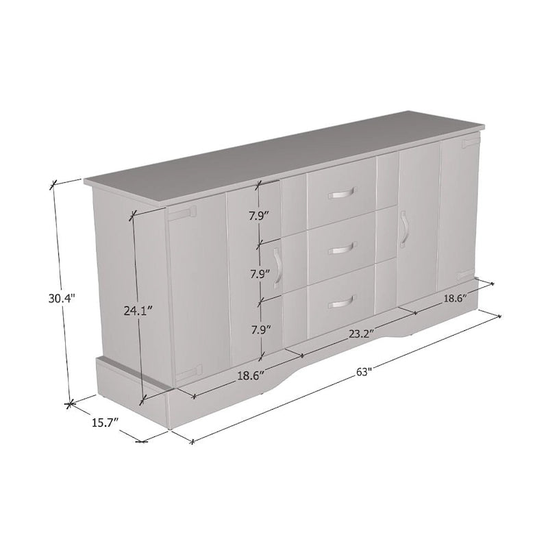 Buffet contemporain avec finition mate
