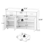 Meuble de rangement avec 3 tiroirs et 3 portes