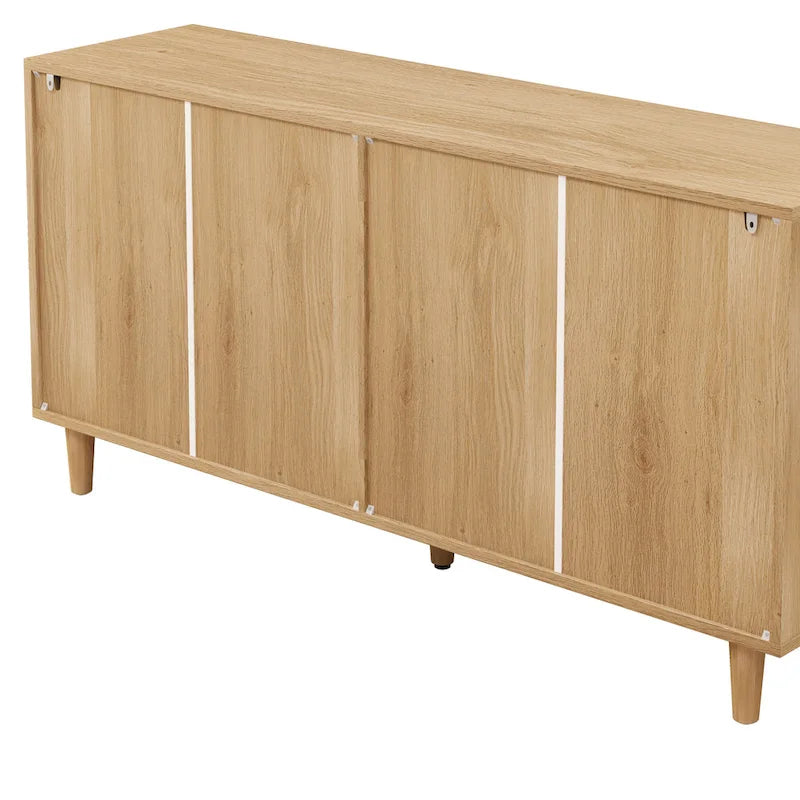 Armoire de rangement en rotin à 6 tiroirs