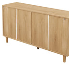 Armoire de rangement en rotin à 6 tiroirs