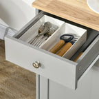 Meuble de buffet avec tiroirs et étagères réglables