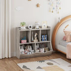 Meuble de rangement pour enfants à 5 compartiments avec étagères ouvertes