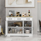 Buffet bahut de ferme avec 3 tiroirs et 3 portes