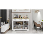 Buffet bahut de ferme avec 3 tiroirs et 3 portes