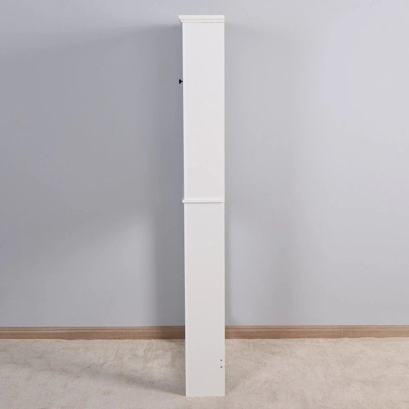 Meuble de rangement de salle de bain au-dessus des toilettes avec étagère réglable